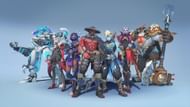 Take a look at some of the Battle Pass skins in Season 19 (Image via Blizzard Entertainment)